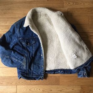 Vintage Levi’s Shearling Sherpa Jean Jacket